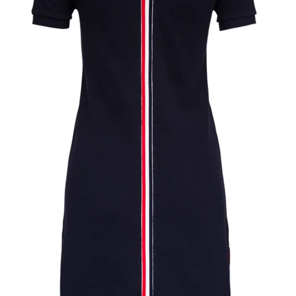CLASSIC PIQUE STRIPE POLO DRESS - Picture 5 of 6